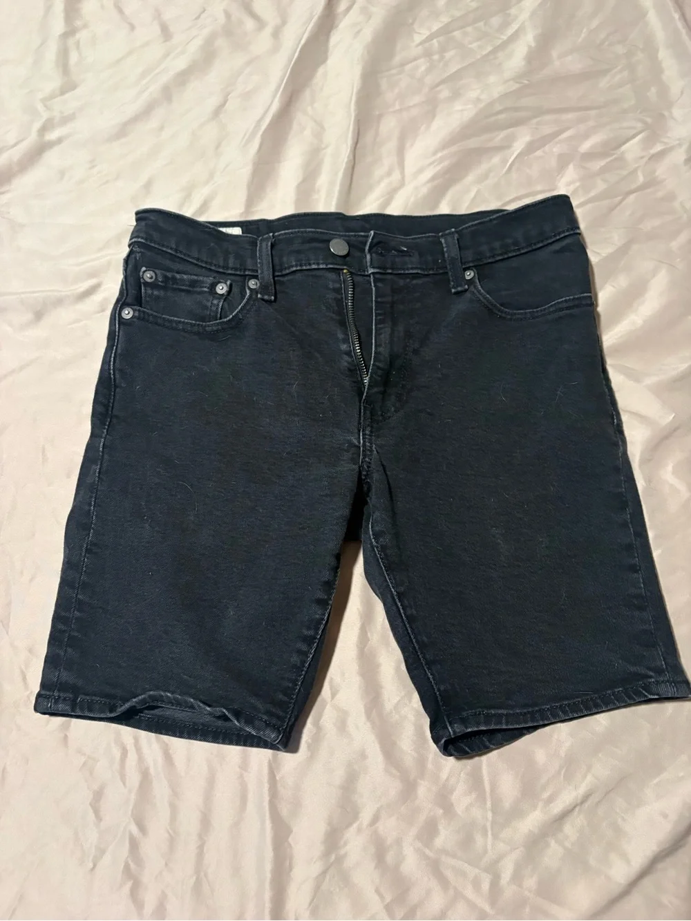 Levi's Black Denim Jean Shorts